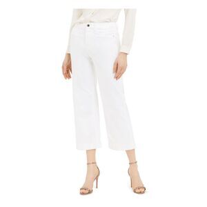NWT Jen 7 By 7 For All Mankind Womens White Capri Jeans Size: 12